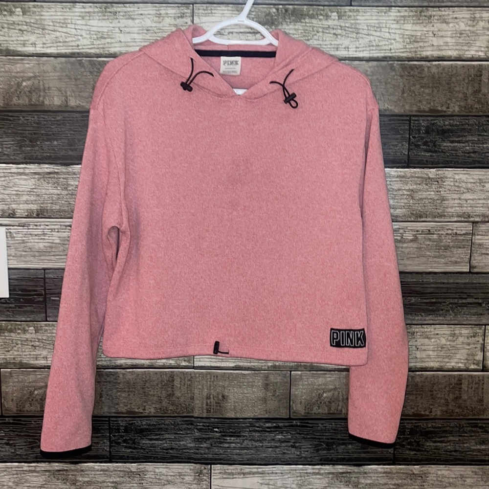 PINK cropped hoodie